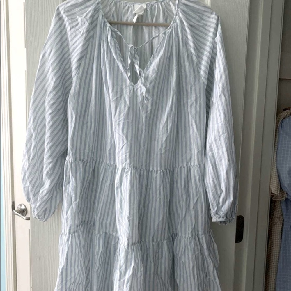 Blue stripped dress